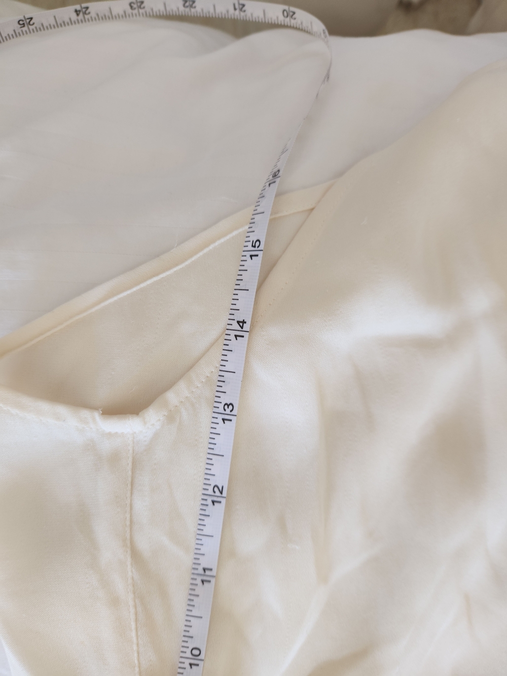 J. Crew Cream Button-Down Silk Blouse - Picture 9 of 9